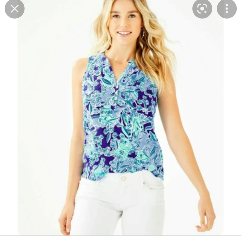 Lilly Pulitzer Essie top XL
